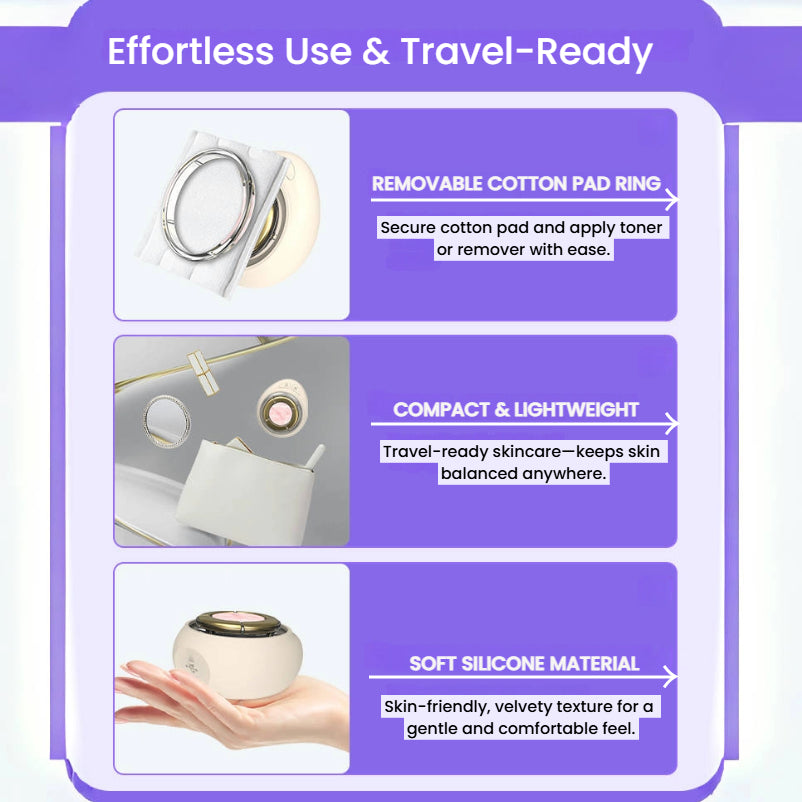 Haloral Rose Quartz Microcurrent & LED Facial Device