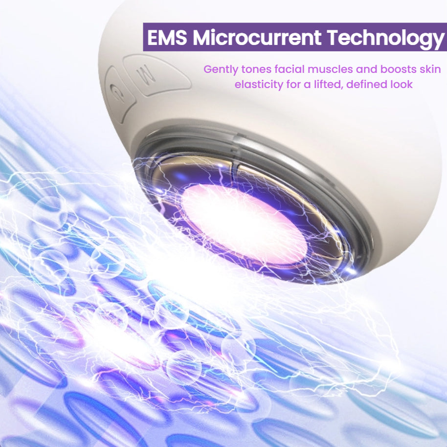 Haloral Rose Quartz Microcurrent & LED Facial Device