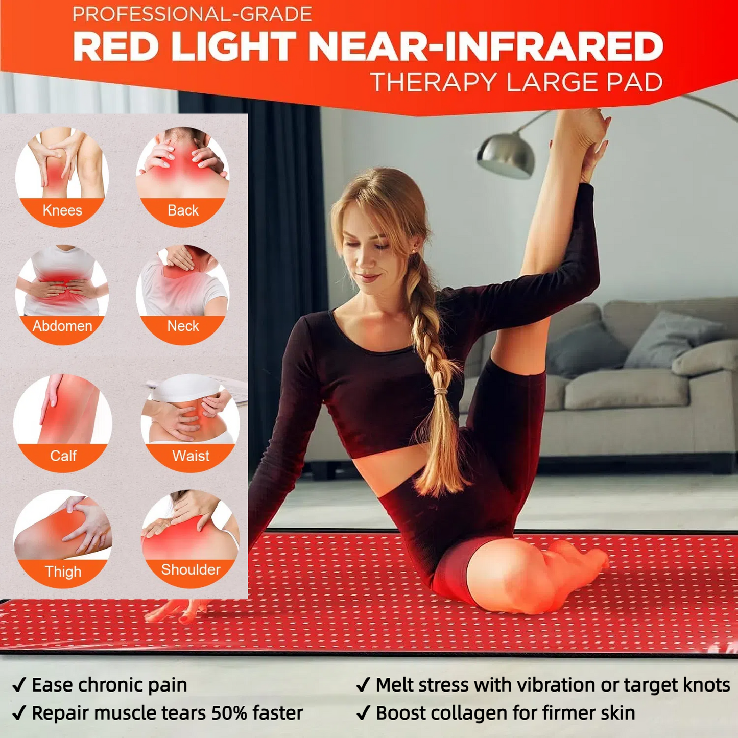 Haloral Full Body Red Light Therapy Mat