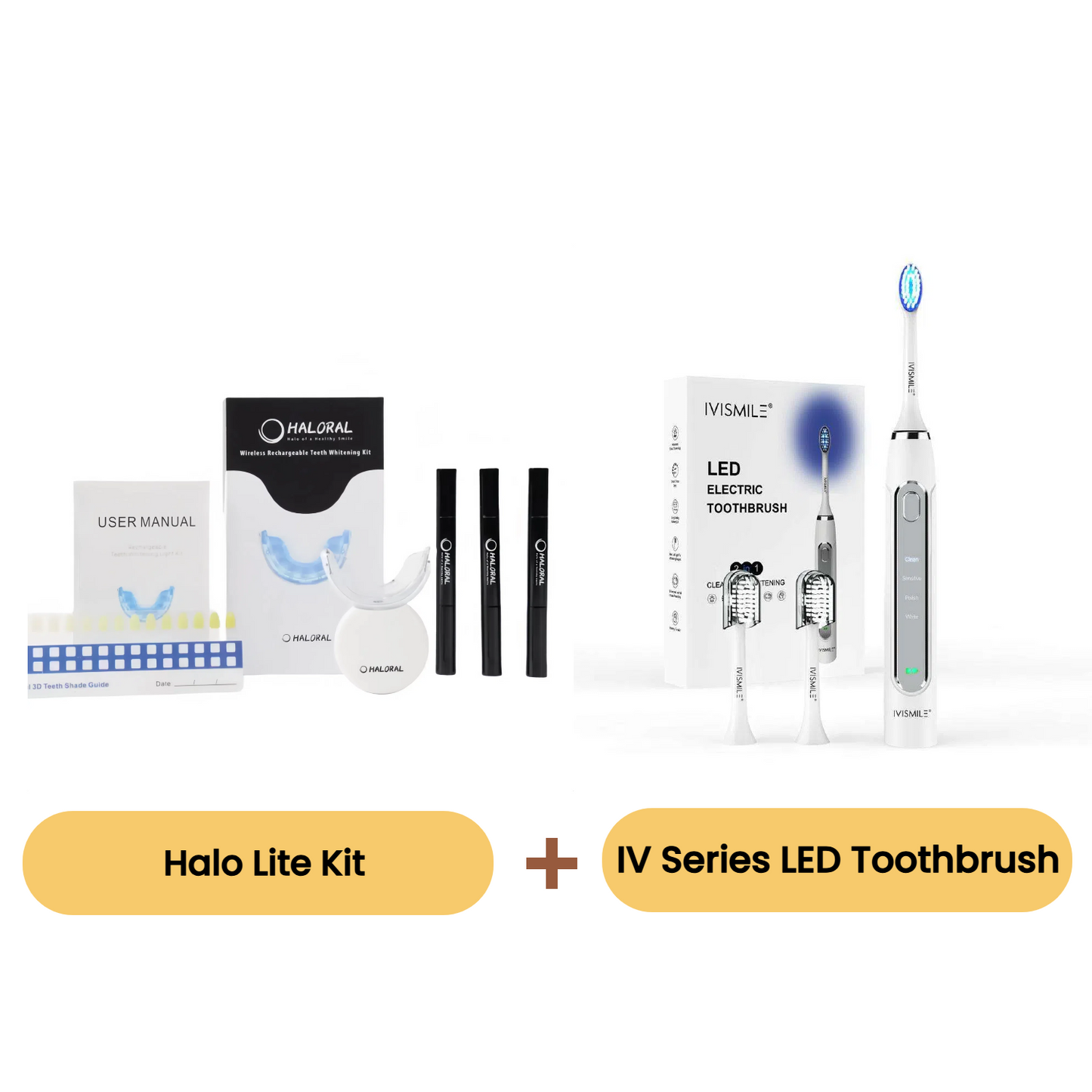 Haloral Halo Lite LED Wireless Teeth Polishing Kit