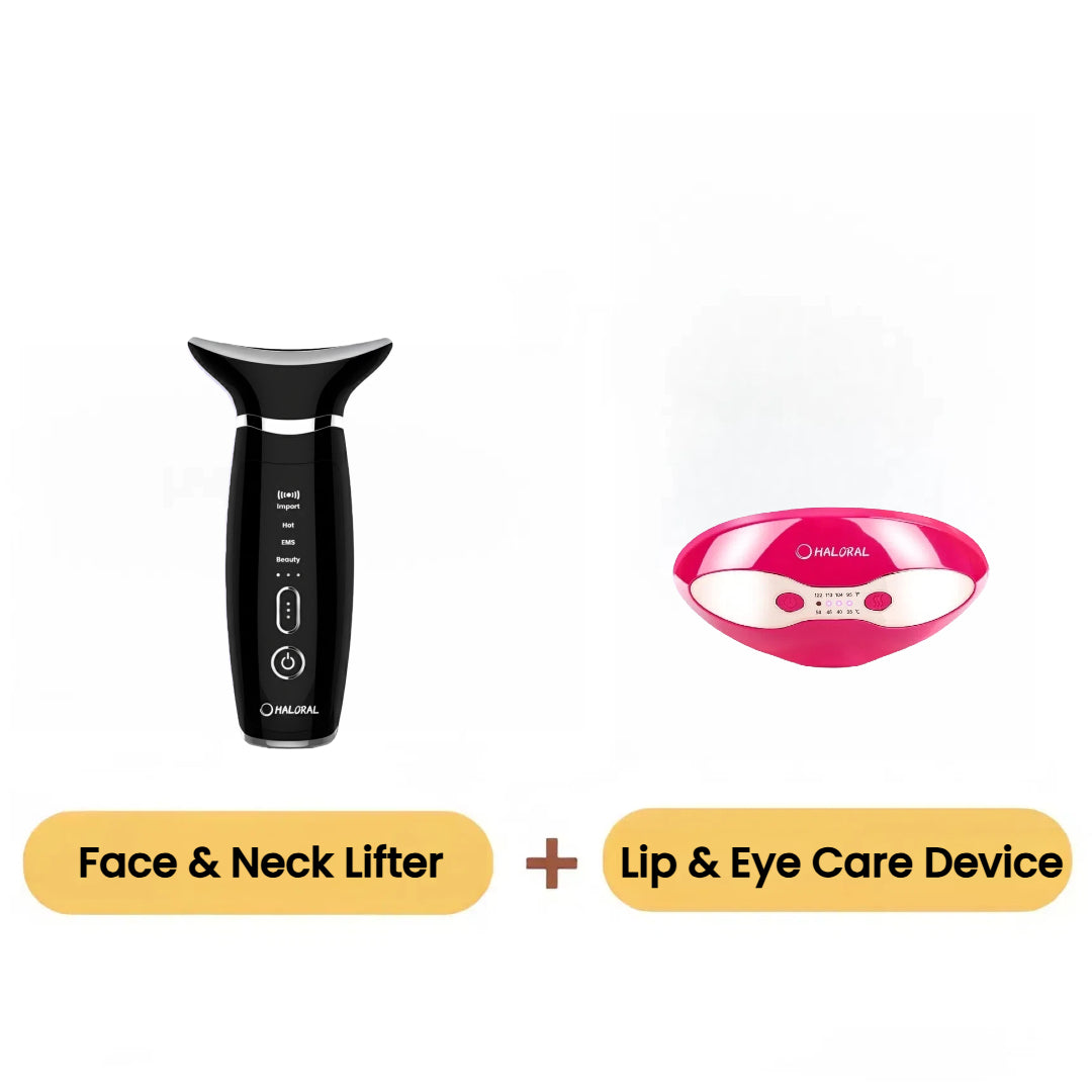 Appareil anti-âge Haloral EMS pour lifting du visage et du cou