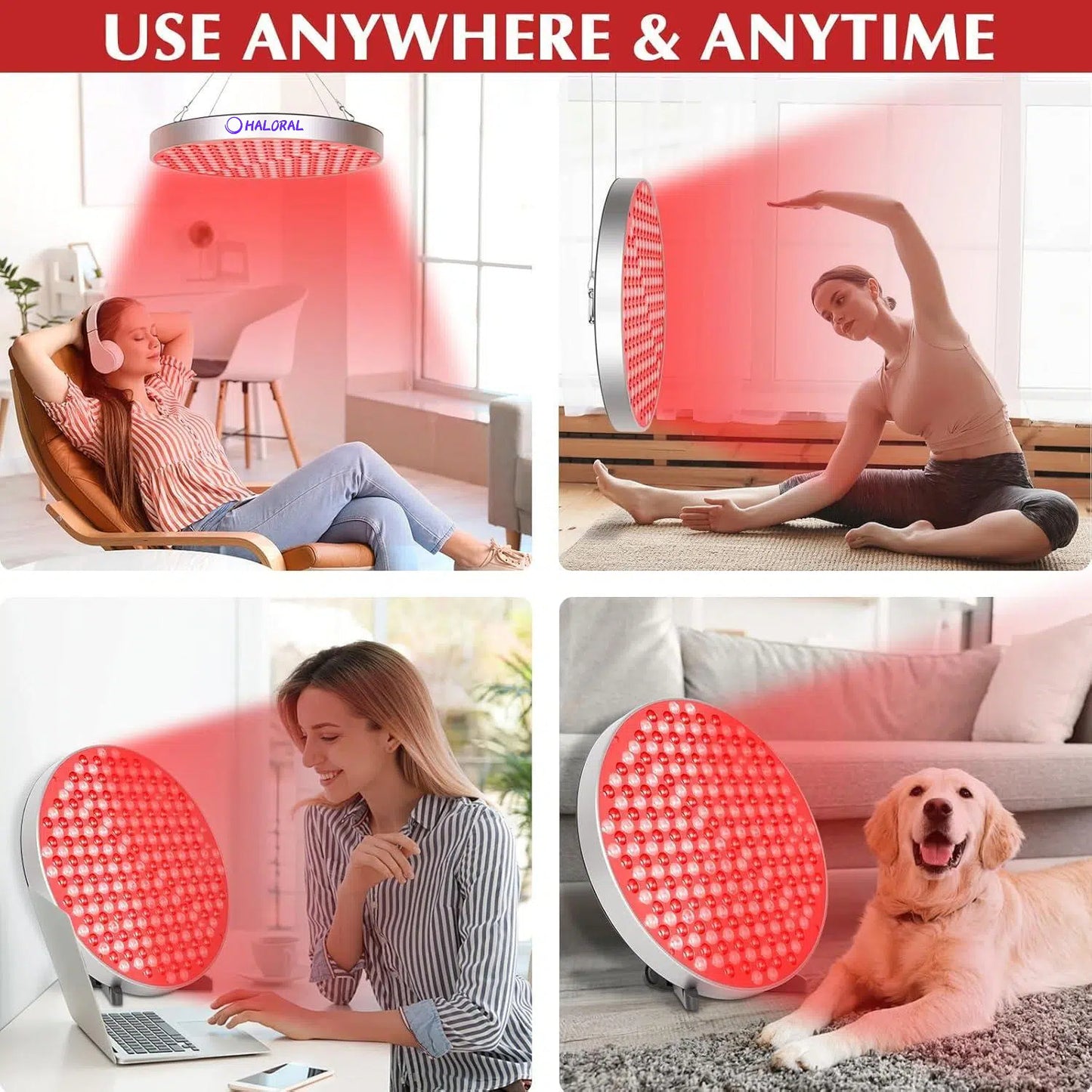 Haloral Red Light Therapy Panel