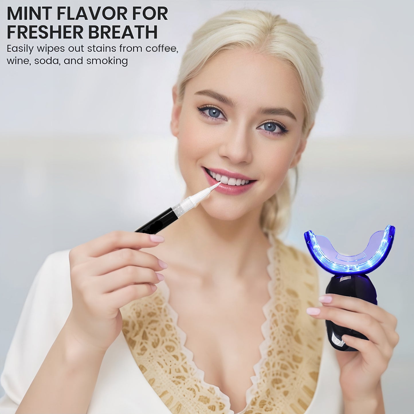 haloral teeth whitening pap+ gel