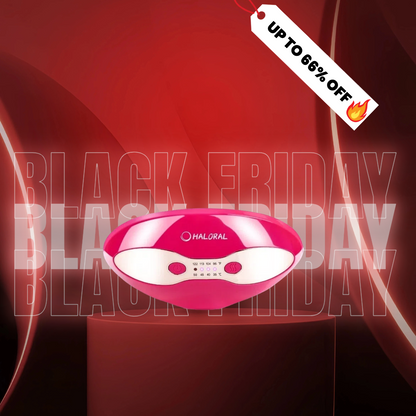 Dispositivo LED de doble acción para el cuidado de los labios y los ojos Haloral