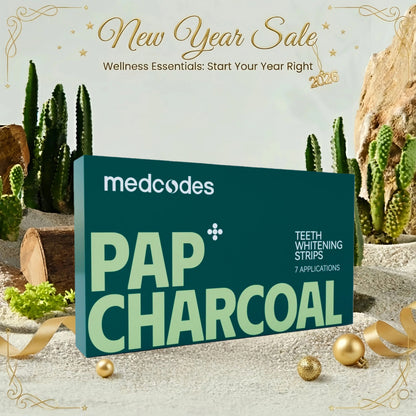 Haloral Med Series PAP+ Charcoal Teeth Whitening Strips