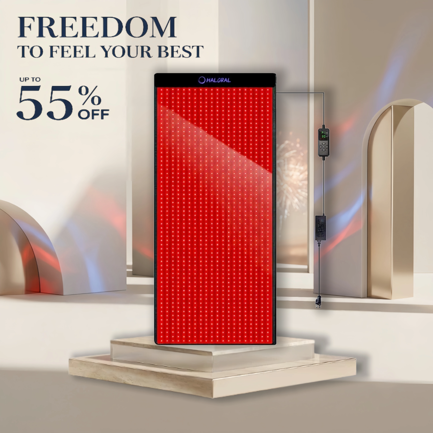 Haloral Full Body Red & Infrared Light Therapy Mat