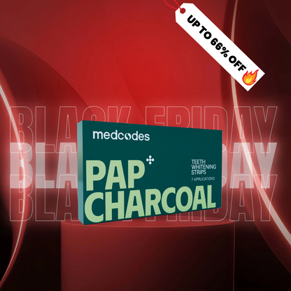 Haloral Med Series PAP+ Charcoal Teeth Whitening Strips