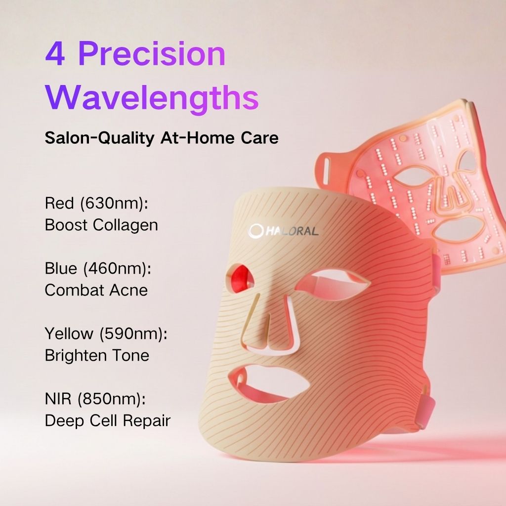 Haloral LED Light Therapy Face Mask