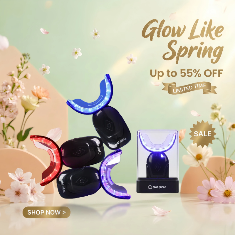 Haloral Halo Pro LED Wireless Teeth Whitening Kit