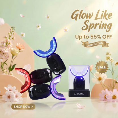 Haloral Halo Pro LED Wireless Teeth Whitening Kit