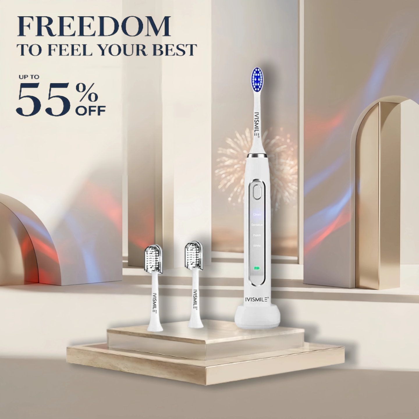 Haloral IV Series LED Whitening Electric Toothbrush