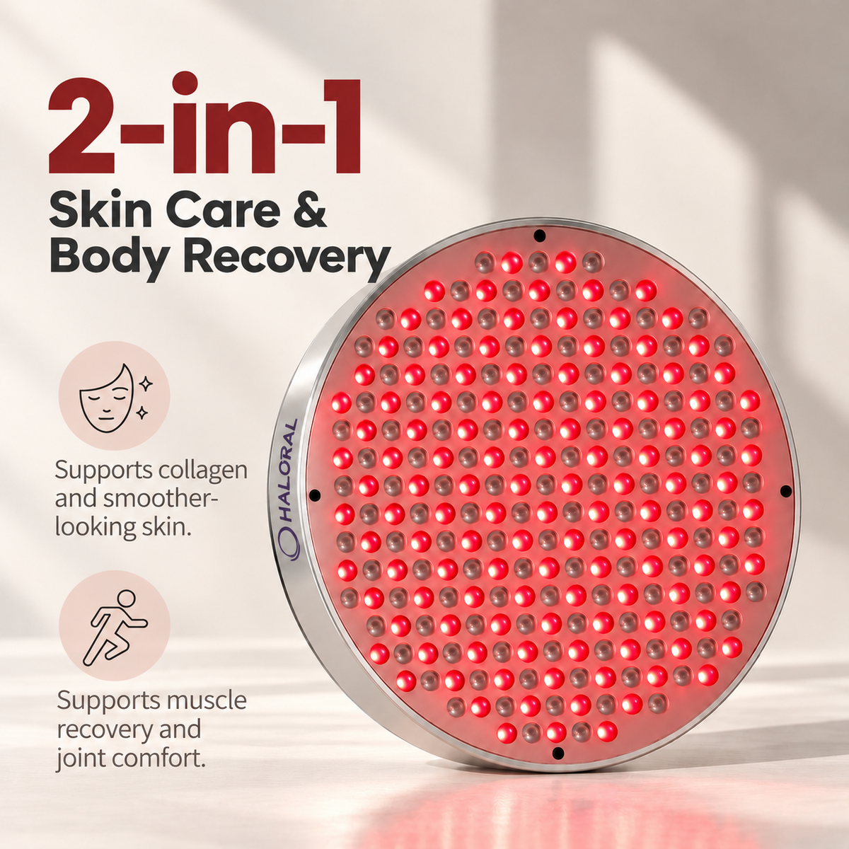 Haloral Red Light Therapy Panel