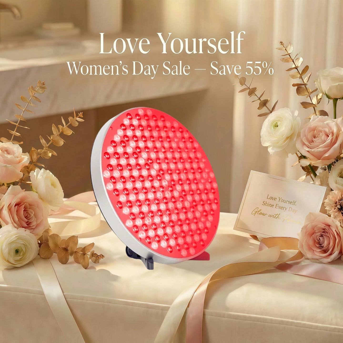 Panneau de luminothérapie rouge Haloral