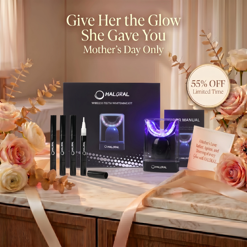 Haloral Halo Pro LED Wireless Teeth Whitening Kit
