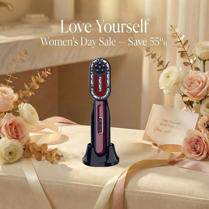 Haloral 3-in-1 Microcurrent & LED Therapy Comb