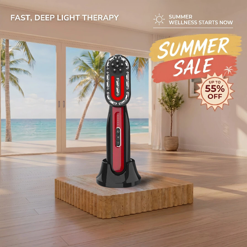 Haloral 3-in-1 Microcurrent & LED Therapy Comb