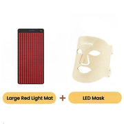 LED Mask + Large Red Light Mat